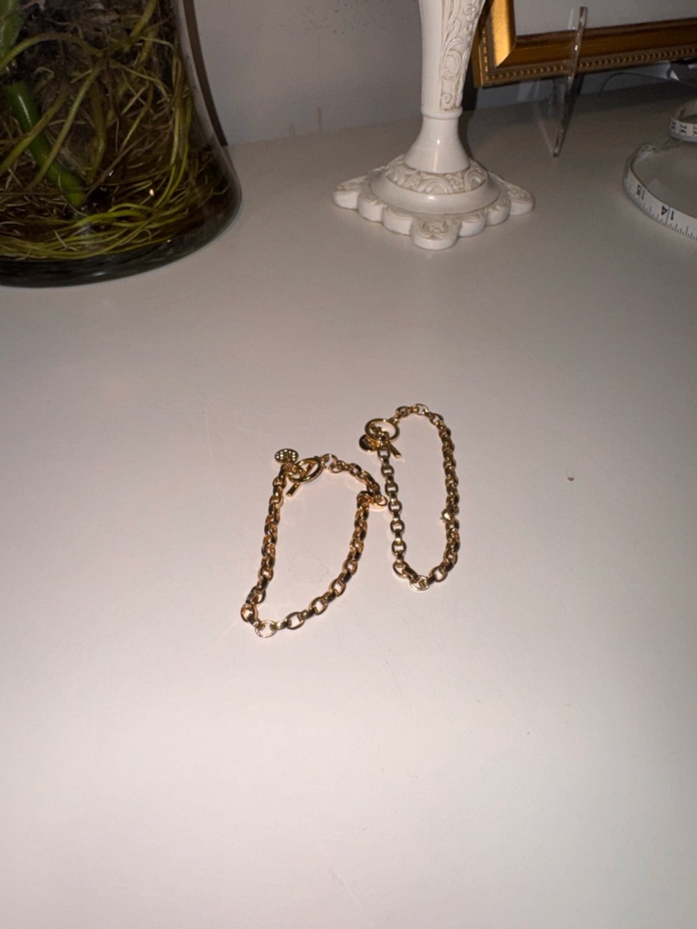 Marlyn Schiff Gold Chain Link Bracelet Duo - Picture 2 of 5